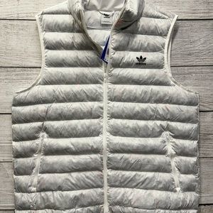 Adidas Essentials Made With Nature Vest Men's Sports Gym Soccer Top White XL